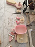 活石儿童扭扭车1-3岁可坐大人承重3-6岁防侧翻溜溜车双人婴儿摇摇车 樱花粉【拖斗+拉杆】 升级大拖斗可坐可储物 实拍图