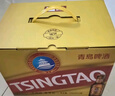 青岛啤酒（TsingTao）金质小棕金拉环工艺原麦汁浓度11°P方便易携带 258mL 12瓶 整箱装 实拍图