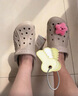 卡骆驰（CROCS）洞洞鞋贝雅男鞋女鞋轻便耐磨一脚蹬拖鞋休闲鞋|10126 卵石色-2V3 40 (250mm) 实拍图