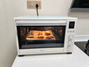 美的（Midea）家用多功能电烤箱PT4012W  40L大容量/精准控温/搪瓷内胆/热风循环/旋转烤叉 实拍图