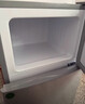 奥克斯小冰箱家用小型迷你冷藏冷冻两用出租房宿舍用节能省电寝室办公室电冰箱 【全国联保】42A156D银【节能省电】 实拍图