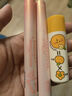 润本（RUNBEN）有颜色的儿童润唇膏2g*2(鲜樱桃+元气柚) 一瓶两用美护合一 实拍图