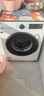 三星（SAMSUNG）【国家补贴】AI神维纳斯滚筒洗衣机全自动超薄10公斤大容量蒸汽除菌洗衣机WW10DG5U24AWSC月光白 白 实拍图