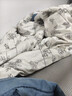 雅鹿空调被夏凉被可机水洗夏季单双人2025新款夏天学生宿舍薄被子被芯 熊猫物语 150*200cm 实拍图