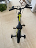 优贝（RoyalBaby）儿童自行车镁合金男女单车 月亮系列3-5岁 宇航员14寸 柠檬绿 实拍图