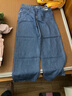 相伊恋人天丝牛仔裤女夏季薄款2025年新款高腰垂感窄版直筒宽松冰丝阔腿裤 浅复古-双扣【莱赛尔小个款】 M 码【适合91-100斤】 实拍图