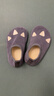 秋冬薄款地板鞋儿童居家熊爪袜套男女防滑卡通软底一脚蹬家居拖鞋 灰色爪 150适合脚长14.4-15.3cm 实拍图