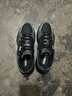 361°女鞋运动鞋女2025秋冬季新款防水皮面黑色跑步鞋轻便防滑休闲鞋子 曜石黑/烟灰 39 实拍图