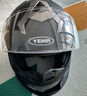 野马（YEMA）3C认证828S摩托车头盔男全盔冬季双镜片机车安全帽 四季通用 均码 亚黑+防雾贴片 实拍图