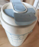 Face咖啡杯陶瓷内胆保温杯女吸管水杯新款高颜值生日礼物可爱杯子 满天星辰450ml 实拍图