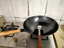 中福陆川铁锅炒菜锅家用无涂层氮化窒化广西生铁铸铁锅炒锅燃气已开锅 圆底 36cm 【无耳+锅盖】商家自发物流 实拍图
