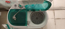 小鸭2.5公斤双缸小型半自动迷你洗衣机 婴儿小洗衣机 家用洗衣机双桶小型洗脱一体 蓝色款塑料内桶 实拍图