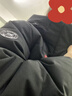 鸭鸭（YAYA）孙颖莎同款时空道宇系列三防羽绒服男女短款新款加厚面包服外套 星空黑色 M (建议110-130斤) 实拍图