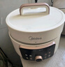 美的（Midea）【国家补贴】鸳鸯分格电压力锅4L家用高压饭锅双胆3-6人 全自动智能预约开盖炖煮煲汤MY-4KK05饭煲 实拍图