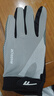 回力骑行手套全指防晒登山手套开车钓鱼运动自行车摩托车防滑薄款男女 灰色-全指【升级防晒防滑透气】 实拍图