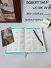 慢作 2026年日程本笔记本本子工作管理效率手册纪事本商务日记本365天日历本记录本办公用品可定制 【竖纹】清新蓝/408页 A5 实拍图