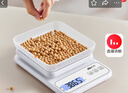 香山电子秤厨房秤 克重称精准0.1g 食物秤 不锈钢秤面 6kg Type-C充电 实拍图
