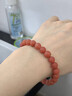 妍韵珠宝精品8-8.5mm保山南红玛瑙手串本命年男女士转运佛珠水晶玛瑙手链 实拍图