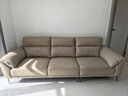 全友家居 真皮沙发大象耳朵头层牛皮艺大户型实木内架直排沙发 实拍图
