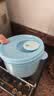 特百惠（Tupperware）微波460ml水晶汤碗可加热学生上班族便携野餐露营饭盒单个 天空蓝 实拍图
