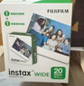 富士（FUJIFILM） 拍立得相纸wide宽幅白边相纸适用于wide300/210/200等相机 20张宽幅相纸套装+暖橙一刻宽幅相册 实拍图
