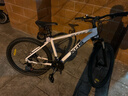 喜德盛山地自行车黑客380避震前叉21速禧玛诺变速X6铝合金车架通勤代步 白/黑色（25款） 17寸（建议身高165-180） 实拍图