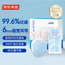 袋鼠医生 儿童适用口罩医用外科200只6-12学生太空人秋冬保暖透气 实拍图