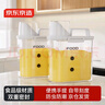 京东京造 米桶 杂粮桶食品级厨房收纳盒密封罐防虫潮储面缸箱带量杯 1.8L 实拍图