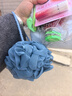 茶花沐浴球泡澡沐浴球 柔韧弹力搓澡巾 沐浴花搓背搓澡50g 实拍图