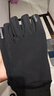 Naturehike挪客防泼水软壳手套防滑冬季加绒厚保暖骑行跑步运动开车登山防寒 水墨黑 XL 实拍图