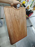双枪乌金檀木整木菜板 百年龄砧板家用切菜案板抗菌实木菜板50*33*3 实拍图