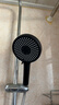 欧派（OPPEIN）增压花洒喷头淋浴头高压大出水喷淋头单头手持花洒莲蓬头PD9411黑 实拍图