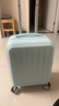 贝初众行李箱小型女可登机箱18英寸拉杆箱儿童旅行箱免托运可上飞机 薄荷绿【3档调节/丝滑轻音轮】 18英寸 标准登机尺寸 实拍图