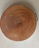 满弓菜板商用银杏砧板整木原木家用实木非拼接厨师加厚白果树砧板圆型 纯原木 无拼接 不上腊 无胶水 直径38cm（厚度10厘米） 实拍图