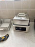 美的（Midea）电蒸锅电煮锅电火锅 蒸锅电蒸锅多功能锅家用蒸包子锅电热锅多用途锅24小时预约双层蒸笼ZGC262388 实拍图