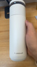 乐扣乐扣（LOCK&LOCK）心仪茶水分离保温杯316L不锈钢男女保温杯440ML白色LHC4285WHT 实拍图