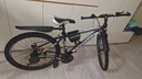 金武端自行车成人山地车公路赛车单车骑行变速超轻越野中学生初中青少年 顶配版-辐条轮-黑白色 26寸21速 实拍图