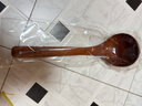 炊大皇木汤勺 乌檀木勺子 天然家用无漆无蜡木勺铲 加长柄菜勺 实拍图