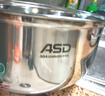 爱仕达（ASD）汤锅 304不锈钢小蒸锅 带蒸屉炖煮锅 24CM燃气电磁炉通用奶锅B1-Z 实拍图