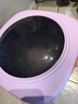 YANGZI扬子集团半全自动迷你洗衣机小型洗脱一体 内衣内裤洗衣机学生宿舍 婴儿洗袜子机带脱水租房半自动 升级款12L紫【蓝光+CLE深度清洁+低音净洗】 实拍图