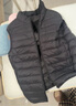 雪中飞经典新款基础舒适轻薄羽绒便捷短款保暖羽绒小马甲轻盈便携舒适 宝石黑|8086-男 XL 175/96A 实拍图