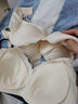 千雪樱无痕内衣女小胸聚拢收副乳防下垂胸罩简约甜美运动无钢圈文胸蕾丝 米白+米白【两件装全新升级】 L 适合100斤-115或34/75ABC 实拍图