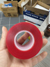 3M强力双面胶 高粘度免钉胶VHB™胶带 无痕防水耐高温 4910透明 30mm宽3m长 实拍图