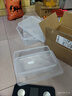 欧品缘保鲜盒透明带盖塑料厨房冰箱收纳盒密封食品级长方形保鲜储物盒子 特大6.2L【5个】 实拍图