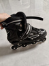 小状元 溜冰鞋成人轮滑鞋儿童可调码男女加厚合金支架旱冰鞋黑L码 实拍图