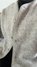 优衣库女装男装仿羊羔绒摇粒绒休闲开衫长袖宽松外套冬新款479616 02 浅灰色 XL /165/92A 实拍图
