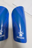 卡尔美（KELME）足球护腿板比赛训练护小腿减震加厚插板专业护具 蓝色 L 实拍图