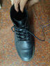 百丽黑曜石勇士厚底休闲加绒靴子户外工装马丁靴A1764DD4 黑绒里 39 实拍图
