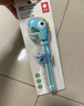 babycare儿童筷子宝宝硅胶训练筷婴幼儿餐具专用筷 恐龙练习筷-马卡蓝 实拍图