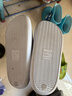 朴西新款EVA踩屎感厚底拖鞋女士居家室内情侣拖鞋男 灰色 42-43 实拍图
